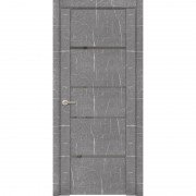 Межкомнатная дверь UniLine L 30037/1 ДО (Торос серый)