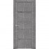 Межкомнатная дверь UniLine L 30037/1 ДО (Торос серый)
