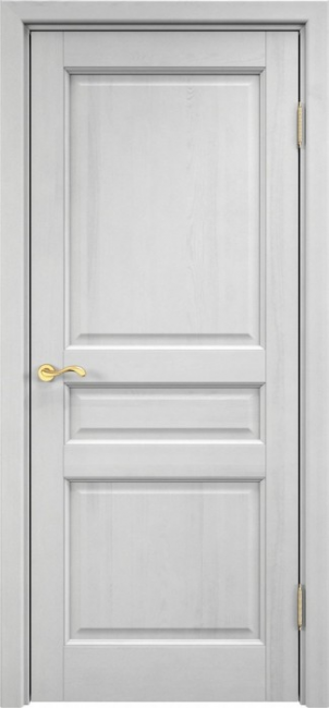 Межкомнатная дверь Мадера Сосна 5 (белый воск, глухая)