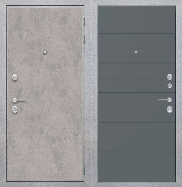 Дверь ZMD Лофт бетон Лайн Титан Дверь ZMD Лофт бетон Лайн Титан