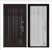 Дверь входная взломостойкая Сенатор 3D Марсель, цвет венге,  панель - trend цвет chiaro patina argento (ral 9003) Дверь входная взломостойкая Сенатор 3D Марсель, цвет венге,  панель - trend цвет chiaro patina argento (ral 9003)