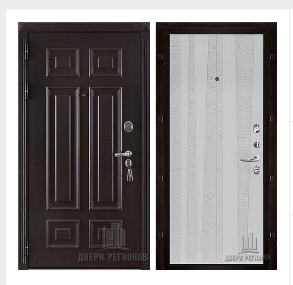 Дверь входная взломостойкая Сенатор 3D Марсель, цвет венге,  панель - trend цвет chiaro patina argento (ral 9003)