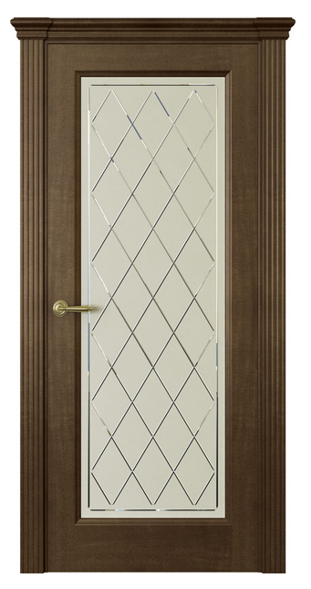 Межкомнатная дверь Лион (ст.ромб) Каштан Межкомнатная дверь Лион (ст.ромб) Каштан