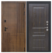 Дверь Авеста - ФЛ-701 (10мм, дуб шоколад)