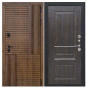 Дверь Авеста - ФЛ-701 (10мм, дуб шоколад)