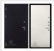 Дверь входная Колизей, цвет темное серебро антик, панель -  aurum цвет дуб натуральный гладкий