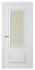 Межкомнатная дверь Mадрид 2 (ст.белое матовое) Эмаль белый шелк