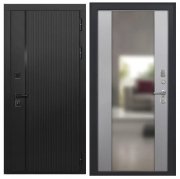 Дверь Luxor-45 Алиса (16мм, ПВХ софт грей, зеркало)