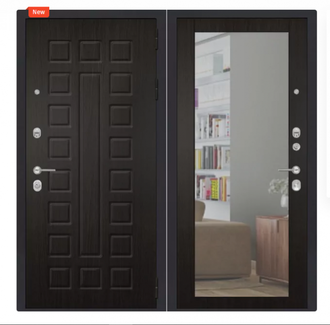 Дверь ZMD Премиум 183 Зеркало стандарт Венге Дверь ZMD Премиум 183 Зеркало стандарт Венге