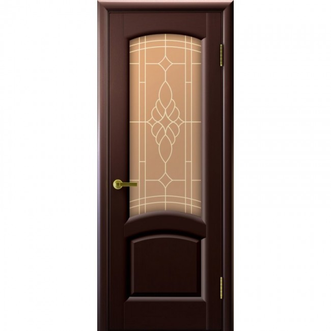 Межкомнатная дверь шпон Легенда Лаура ДО (Венге) Межкомнатная дверь шпон Легенда Лаура ДО (Венге)