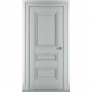 Межкомнатная дверь экошпон Ампир В1 ДГ (Матовый серый)
