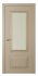 Межкомнатная дверь Mадрид 2 (ст.белое матовое) Эмаль латте