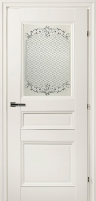 Дверь CPL 33.42 ДО 21- 9, стекло Денор (Белый)