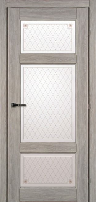 Дверь 63.42 ДО 21- 9, стекло  Пико (Дуб Пепельный)