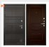 Дверь входная со сменными панелями Министр, цвет горький шоколад,  панель - оливия цвет орех тон 2 Дверь входная со сменными панелями Министр, цвет горький шоколад,  панель - оливия цвет орех тон 2