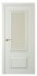Межкомнатная дверь Mадрид 2 (ст.белое матовое) Эмаль серый шелк