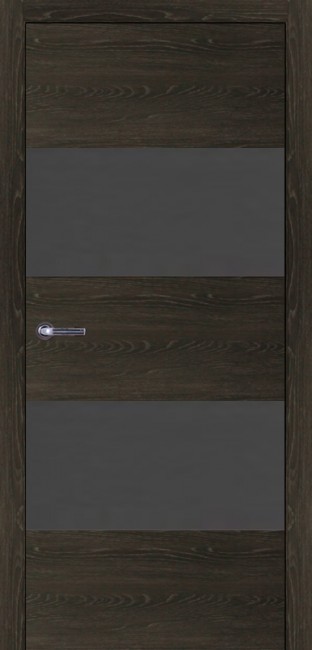 Дверь 705 ДО 21- 9, стекло Мателак Сильвер (Дуб Шварц)