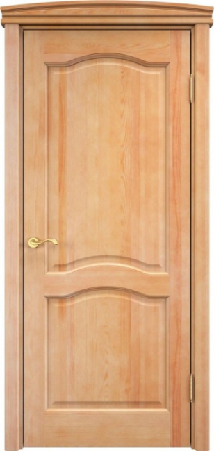 Межкомнатная дверь Мадера Сосна 7 (светлый орех, глухая)