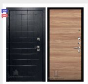 Дверь входная взломостойкая Сенатор ПЛЮС, цвет альберо блэк рисунок грань, панель - aurum цвет дуб натуральный гладкий Дверь входная взломостойкая Сенатор ПЛЮС, цвет альберо блэк рисунок грань, панель - aurum цвет дуб натуральный гладкий