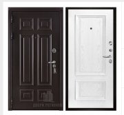 Дверь входная взломостойкая Сенатор 3D Марсель, цвет венге,  панель - корсика цвет дуб perla Дверь входная взломостойкая Сенатор 3D Марсель, цвет венге,  панель - корсика цвет дуб perla