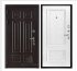 Дверь входная взломостойкая Сенатор 3D Марсель, цвет венге,  панель - корсика цвет дуб perla
