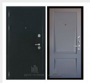 Дверь входная Президент Х7, цвет хамелеон антик, панель -  perfecto цвет серый бархат