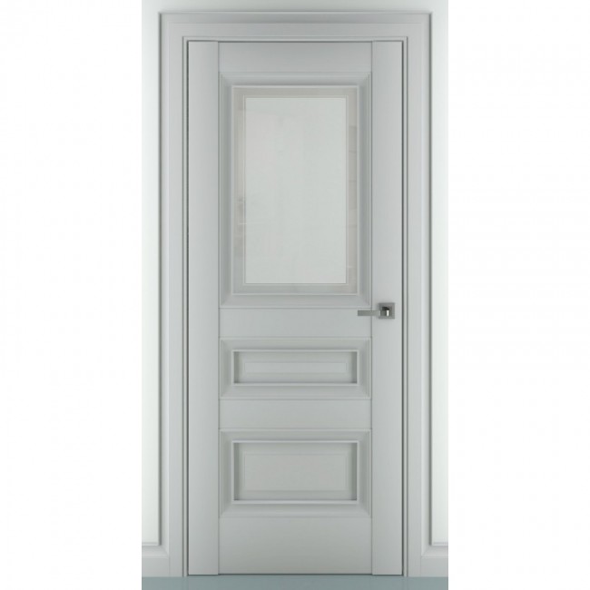 Межкомнатная дверь экошпон Ампир В1 ДО (Матовый серый) Межкомнатная дверь экошпон Ампир В1 ДО (Матовый серый)