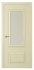 Межкомнатная дверь Mадрид 2 (ст.белое матовое) Эмаль шампань