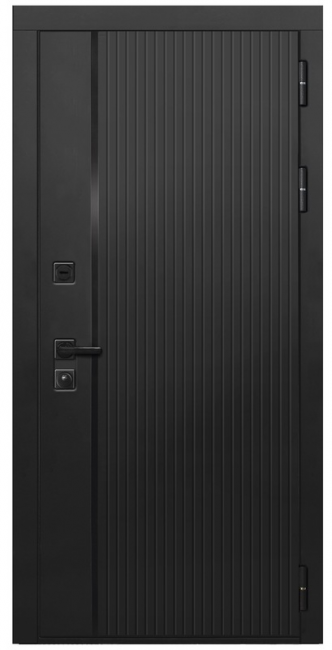 Дверь Luxor-45 ФЛ-609  (L-52, 10мм, белый матовый)