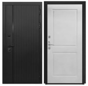 Дверь Luxor-45 ФЛ-609  (L-52, 10мм, белый матовый)