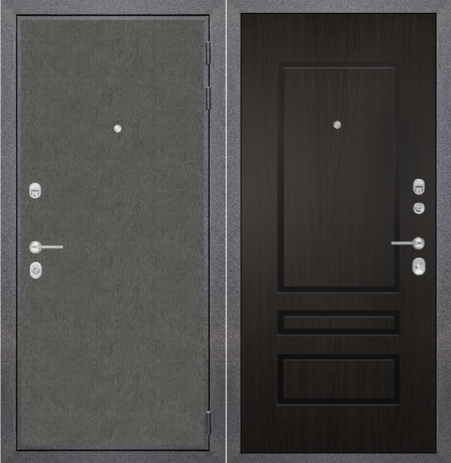 Дверь ZMD Лофт графит 116 Венге