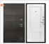 Дверь входная со сменными панелями Министр, цвет горький шоколад, панель - корсика цвет дуб perla Дверь входная со сменными панелями Министр, цвет горький шоколад, панель - корсика цвет дуб perla