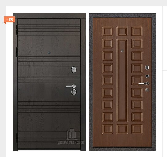Дверь входная со сменными панелями Министр, цвет горький шоколад,  панель - стандарт цвет орех темный