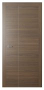 Межкомнатная дверь De Vesta 3 (глухая) Экошпон клен шоколадный