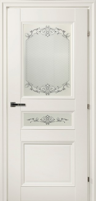 Дверь CPL 33.44Ф ДО 21- 9, стекло Денор (Белый)