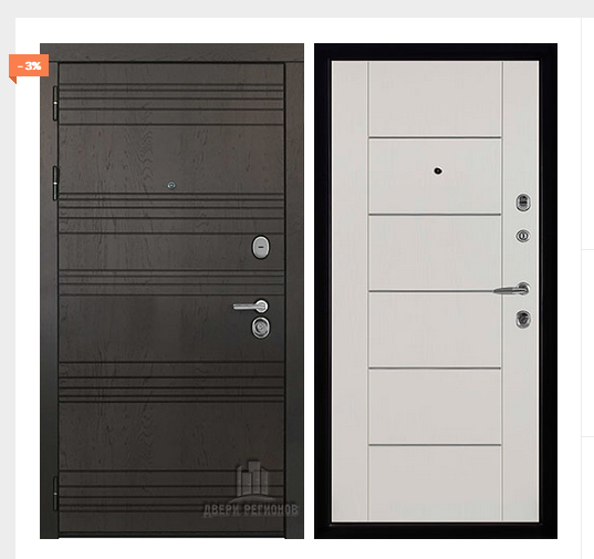 Дверь входная со сменными панелями Министр, цвет горький шоколад,  панель - light md 003 цвет белый ясень