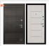 Дверь входная со сменными панелями Министр, цвет горький шоколад,  панель - light md 003 цвет белый ясень