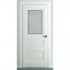 Межкомнатная дверь экошпон Ампир В2 ДО (Матовый белый)