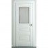 Межкомнатная дверь экошпон Ампир В2 ДО (Матовый белый)