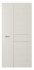 Межкомнатная дверь De Vesta 3 (глухая) Ясень белоснежный