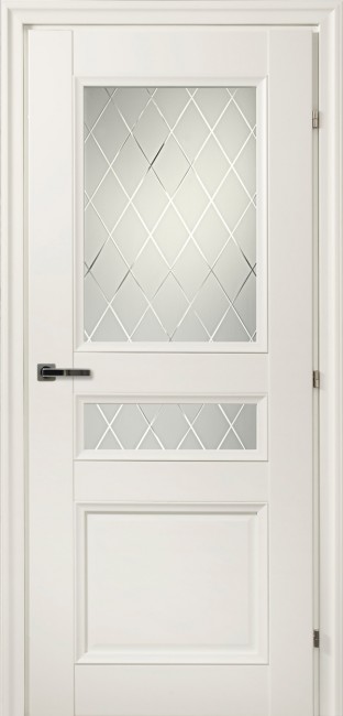 Дверь CPL 33.44Ф ДО 21- 9, стекло Кристалл (Белый) Дверь CPL 33.44Ф ДО 21- 9, стекло Кристалл (Белый)