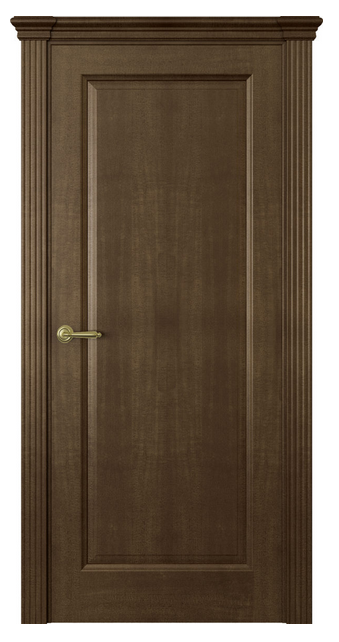 Межкомнатная дверь Лион (глухая)  Каштан