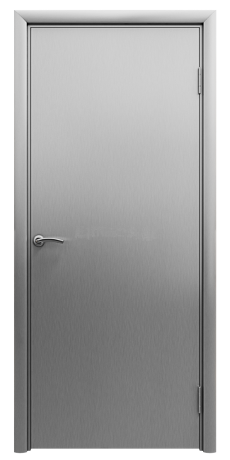 Пластиковая гладкая дверь Aquadoor серая RAL 7035 Пластиковая гладкая дверь Aquadoor серая RAL 7035