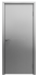 Пластиковая гладкая дверь Aquadoor серая RAL 7035 Пластиковая гладкая дверь Aquadoor серая RAL 7035