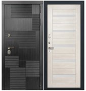 Дверь Luxor-47 - СБ-1 (ст. белое, 16мм, беленый дуб)