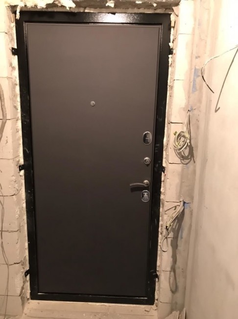 Дверь ZMD Лофт графит Гладкая Титан Дверь ZMD Лофт графит Гладкая Титан