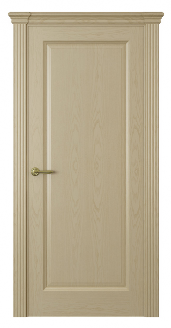 Межкомнатная дверь Лион (глухая)  Ясень натуральный
