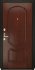 Металлические двери Aura Венеция (26мм, красное дерево)