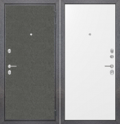 Дверь ZMD Лофт графит Гладкая Сноу