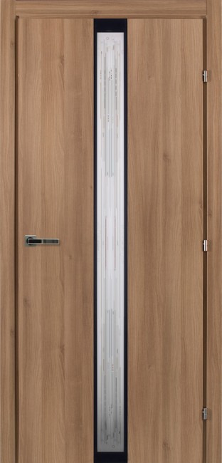 Дверь CPL 50.02 ДО 21- 9, стекло Матрица ВКЛ150 (Меди-акация)